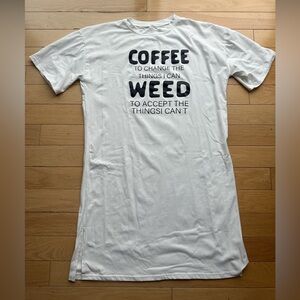 Long night shirt or beach cover-up XL